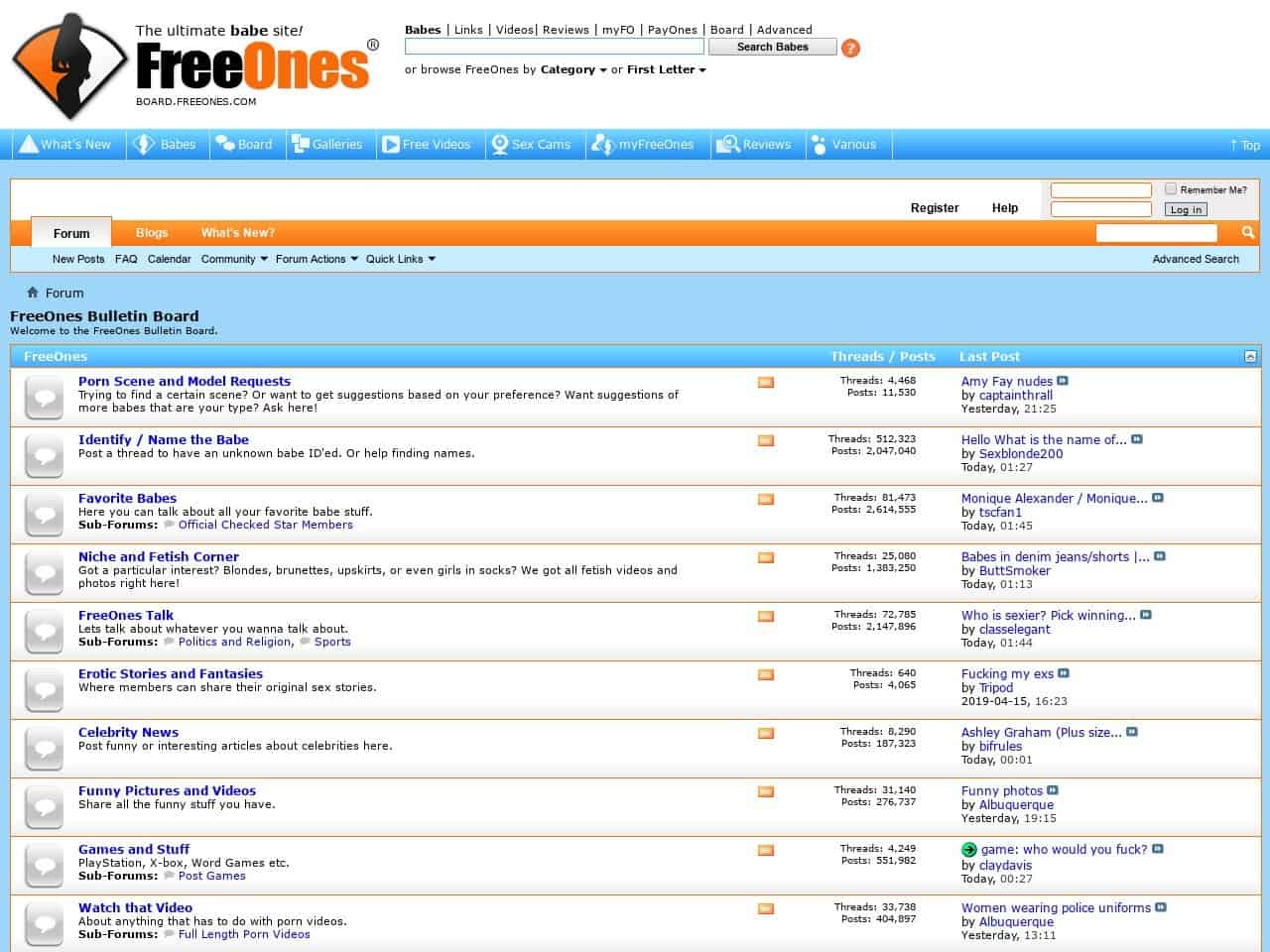 Freeones Forum » Freeones Forum.com » Porn Forums In Reach Porn