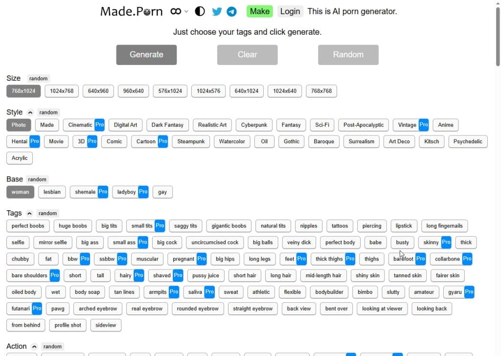 Create Porn Model